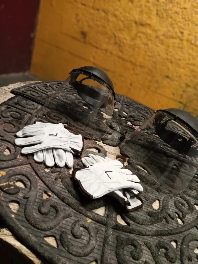 a close up of a stone building